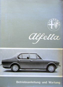 Alfa Romeo Alfetta 1972 Owner Manual (1567)
